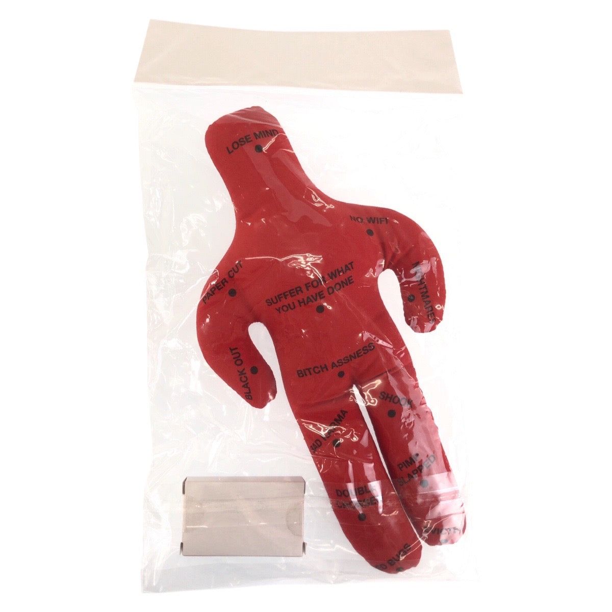 26382
Supreme シュプリーム Voodoo Doll 針付き レッド 布 ブードゥードール 人形 メンズ S