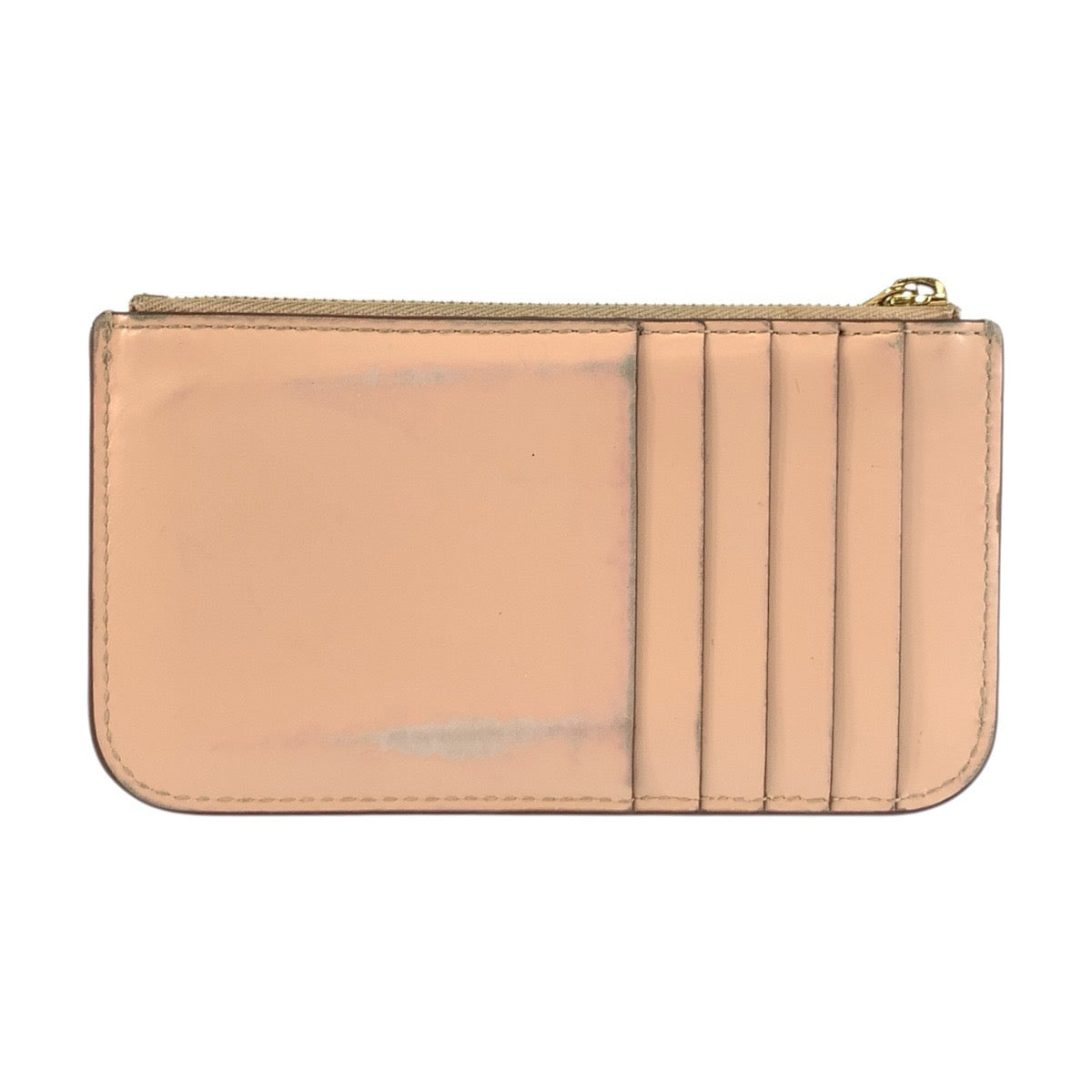 26384
CARTIER カルティエ ドゥーブルC ドゥ カルティエ ピンクベージュ ゴールド金具 レザー コインケース フラグメントケース レディース AB15