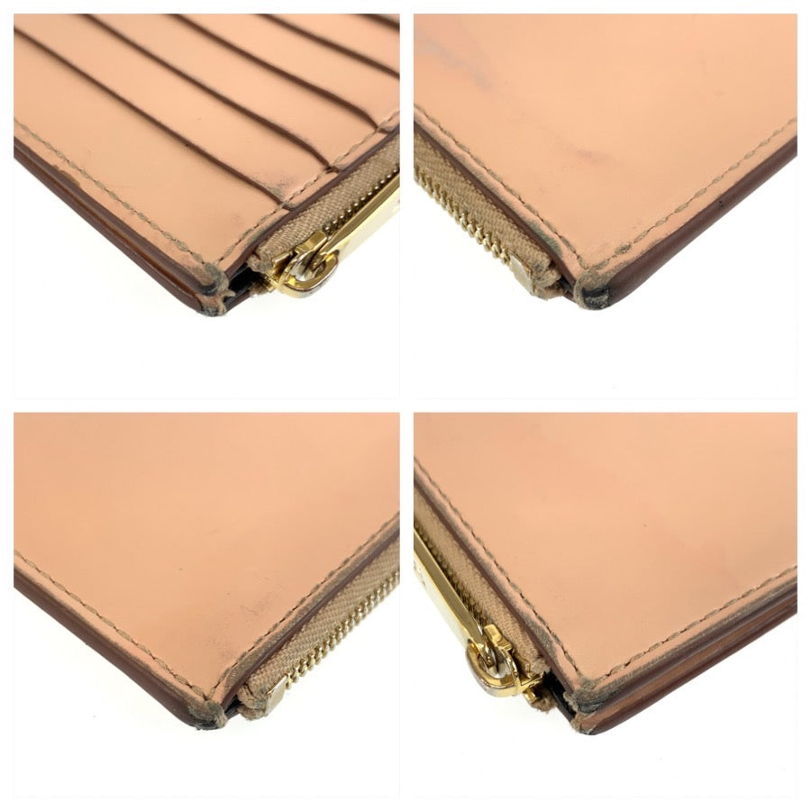 26384
CARTIER カルティエ ドゥーブルC ドゥ カルティエ ピンクベージュ ゴールド金具 レザー コインケース フラグメントケース レディース AB15