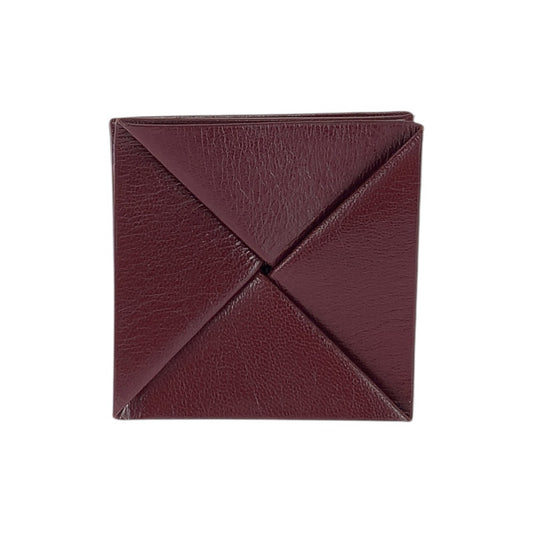26386
CARTIER カルティエ ズールー ルージュアッシュ ボルドー シェーブル コインケース 小銭入れ ○I刻印 レディース ABP21
