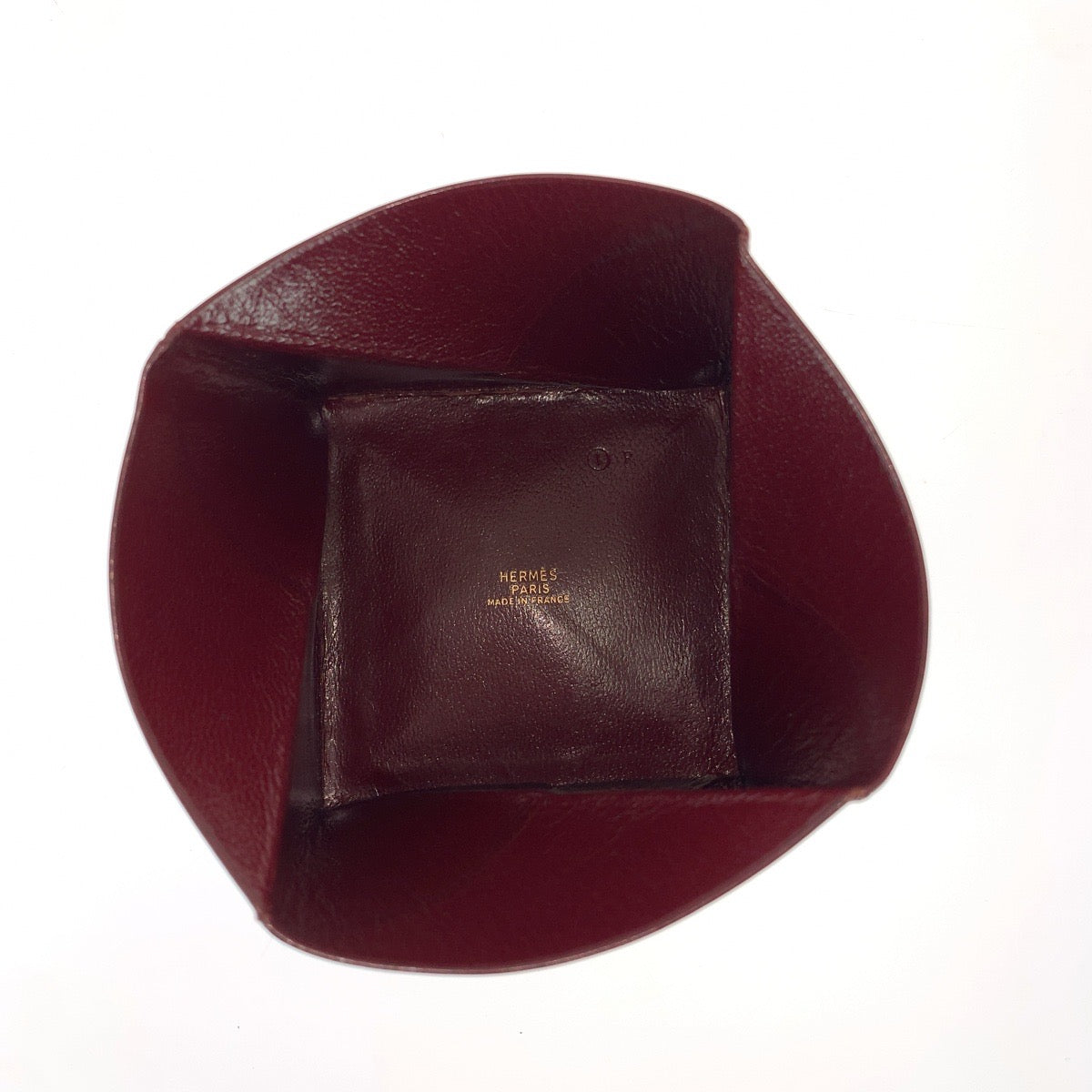 26386
CARTIER カルティエ ズールー ルージュアッシュ ボルドー シェーブル コインケース 小銭入れ ○I刻印 レディース ABP21