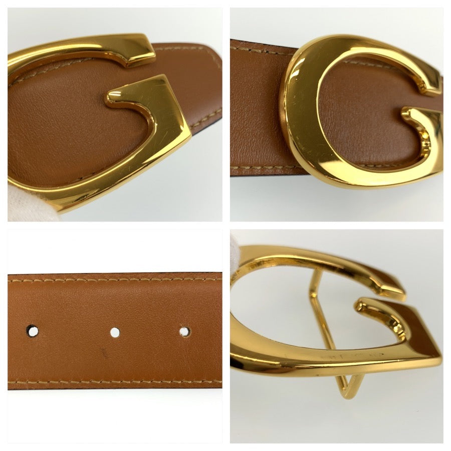 26388
GUCCI グッチ 70cm/28インチ ブラウン ブラック ゴールド金具 レザー 036 2854 0956 ベルト リバーシブルベルト レディース ABP14