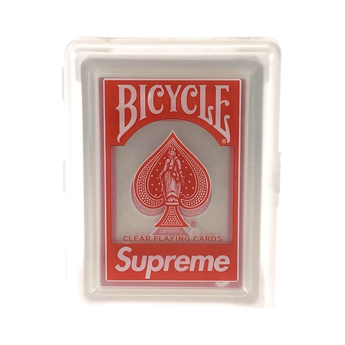 26400
Supreme シュプリーム Supreme×Bicycle Clear Playing Cards クリア レッド ホワイト プラスチック トランプ カードゲーム レディース SA