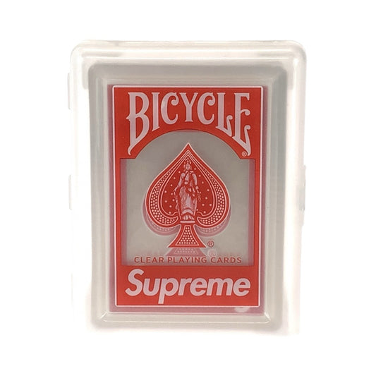 26400
Supreme シュプリーム Supreme×Bicycle Clear Playing Cards クリア レッド ホワイト プラスチック トランプ カードゲーム レディース SA