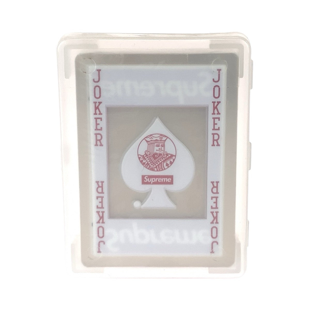 26400
Supreme シュプリーム Supreme×Bicycle Clear Playing Cards クリア レッド ホワイト プラスチック トランプ カードゲーム レディース SA