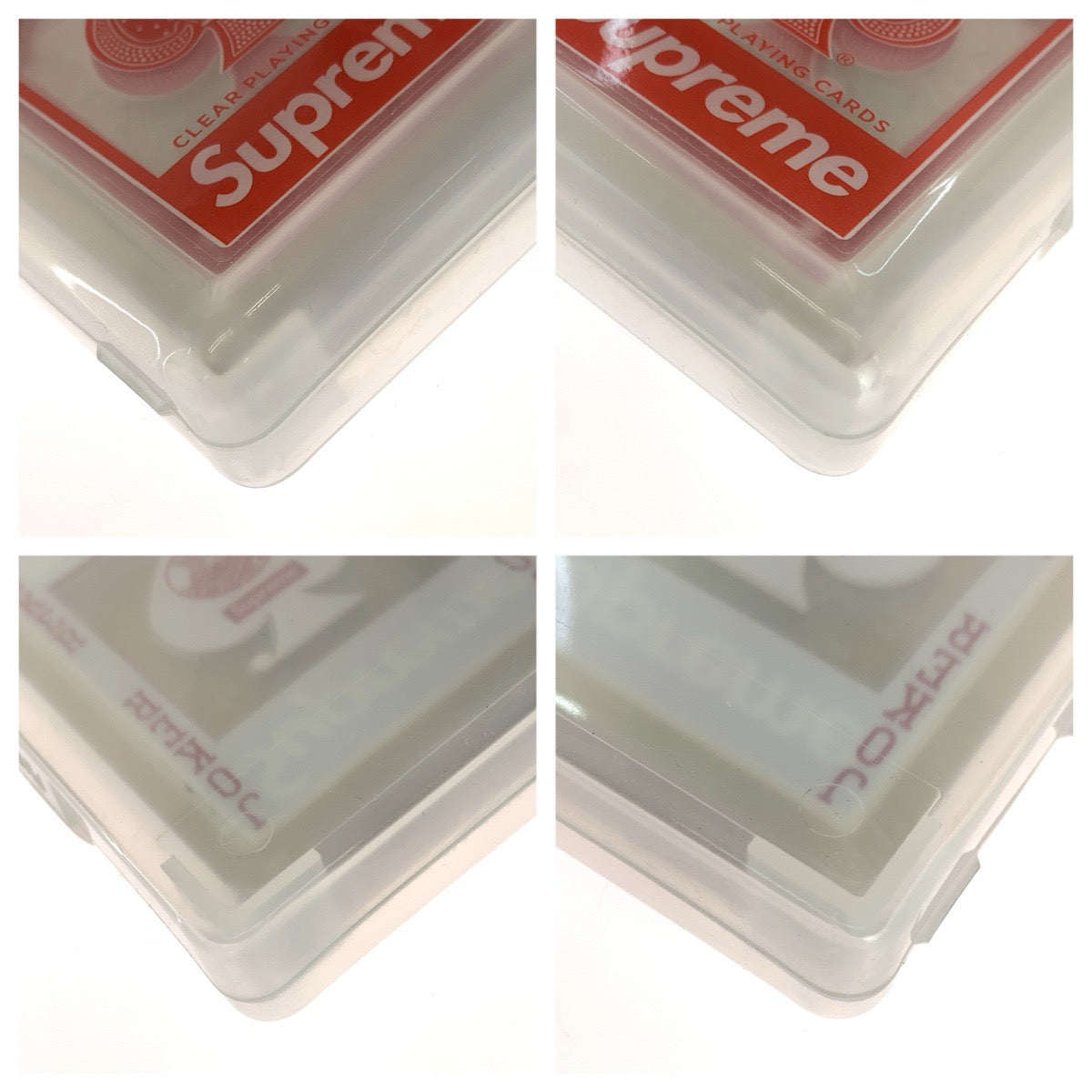 26400
Supreme シュプリーム Supreme×Bicycle Clear Playing Cards クリア レッド ホワイト プラスチック トランプ カードゲーム レディース SA