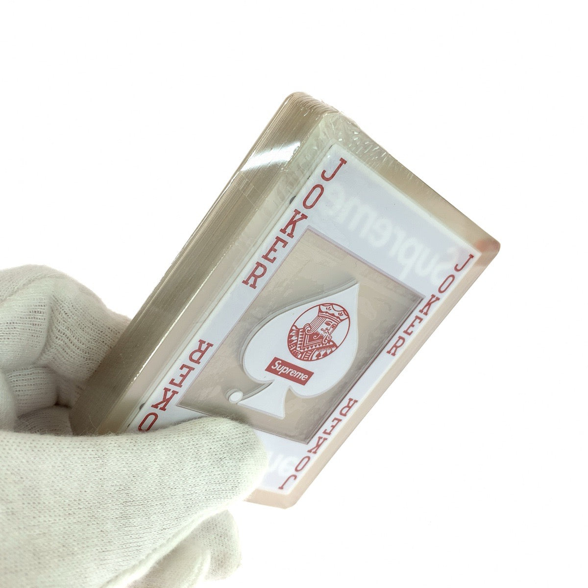 26400
Supreme シュプリーム Supreme×Bicycle Clear Playing Cards クリア レッド ホワイト プラスチック トランプ カードゲーム レディース SA