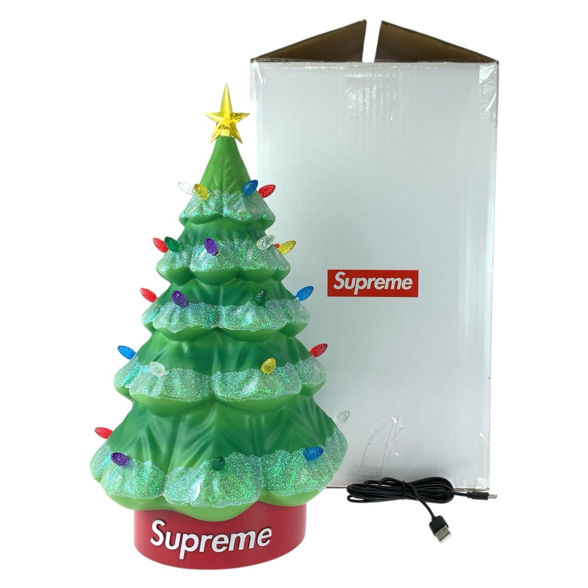 26409
Supreme シュプリーム Holiday Tree クリスマス グリーン レッド プラスチック インテリア メンズ AB