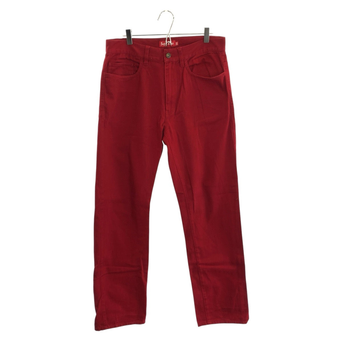 26415
Supreme シュプリーム Baggy Jean ストレート サイズ30 レッド コットン デニムパンツ カラーデニムパンツ メンズ ABP