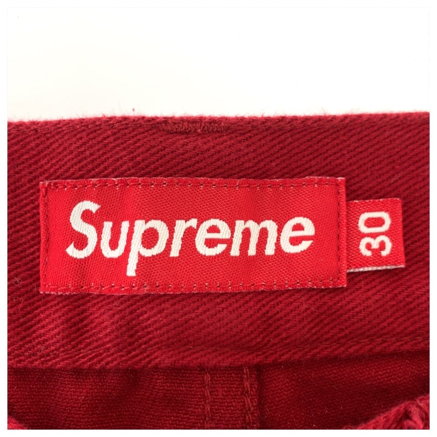 26415
Supreme シュプリーム Baggy Jean ストレート サイズ30 レッド コットン デニムパンツ カラーデニムパンツ メンズ ABP