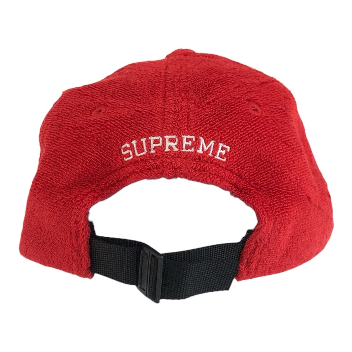 26418
Supreme シュプリーム Terry Visor Logo 6-Panel レッド コットン キャップ 帽子 メンズ SA