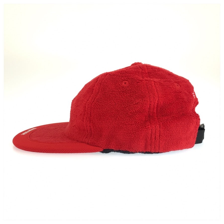 26418
Supreme シュプリーム Terry Visor Logo 6-Panel レッド コットン キャップ 帽子 メンズ SA