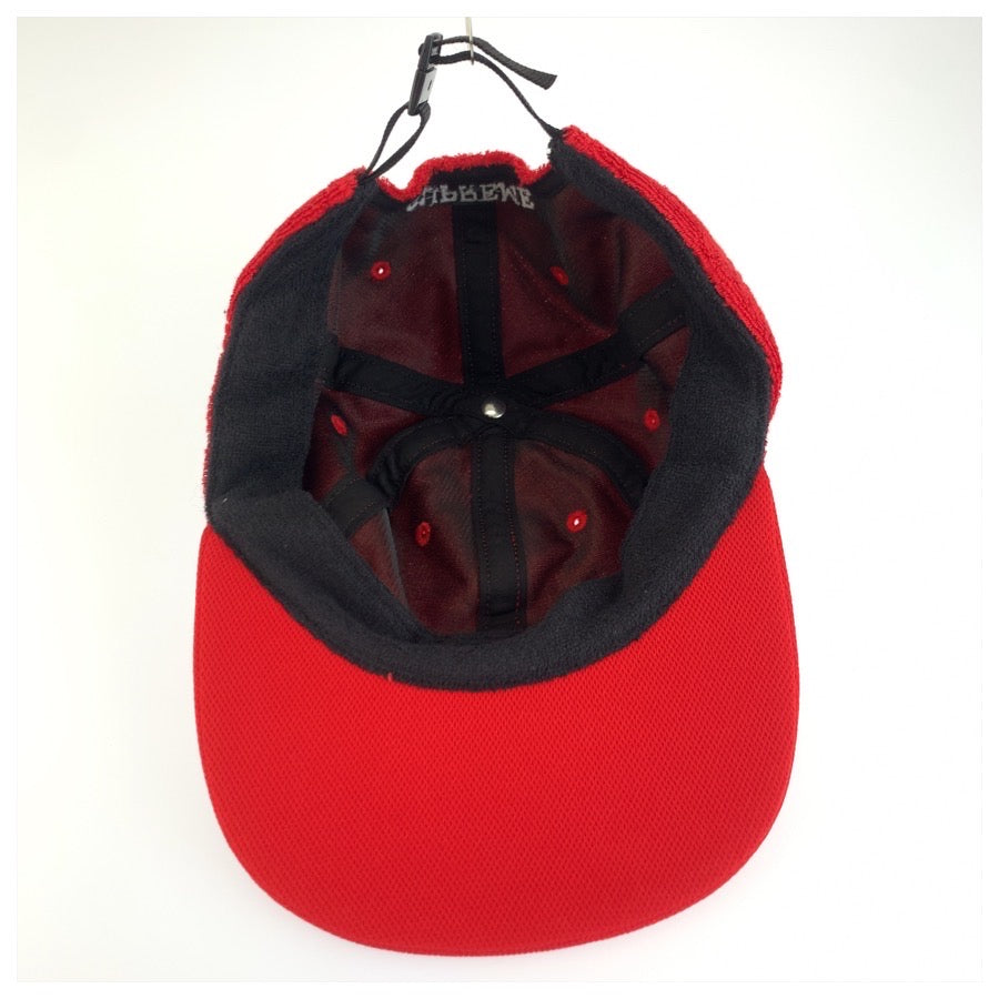 26418
Supreme シュプリーム Terry Visor Logo 6-Panel レッド コットン キャップ 帽子 メンズ SA