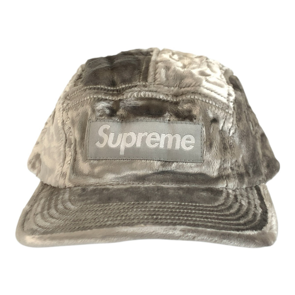 26419
Supreme シュプリーム Crushed Velvet Camp Cap グレー レーヨン / ポリエステル / コットン キャップ 帽子 メンズ SA
