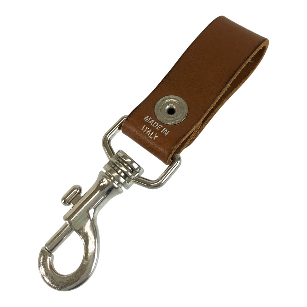 26424
Supreme シュプリーム Leather Key Loop ブラウン シルバー金具 レザー キーループ キーホルダー メンズ ABP