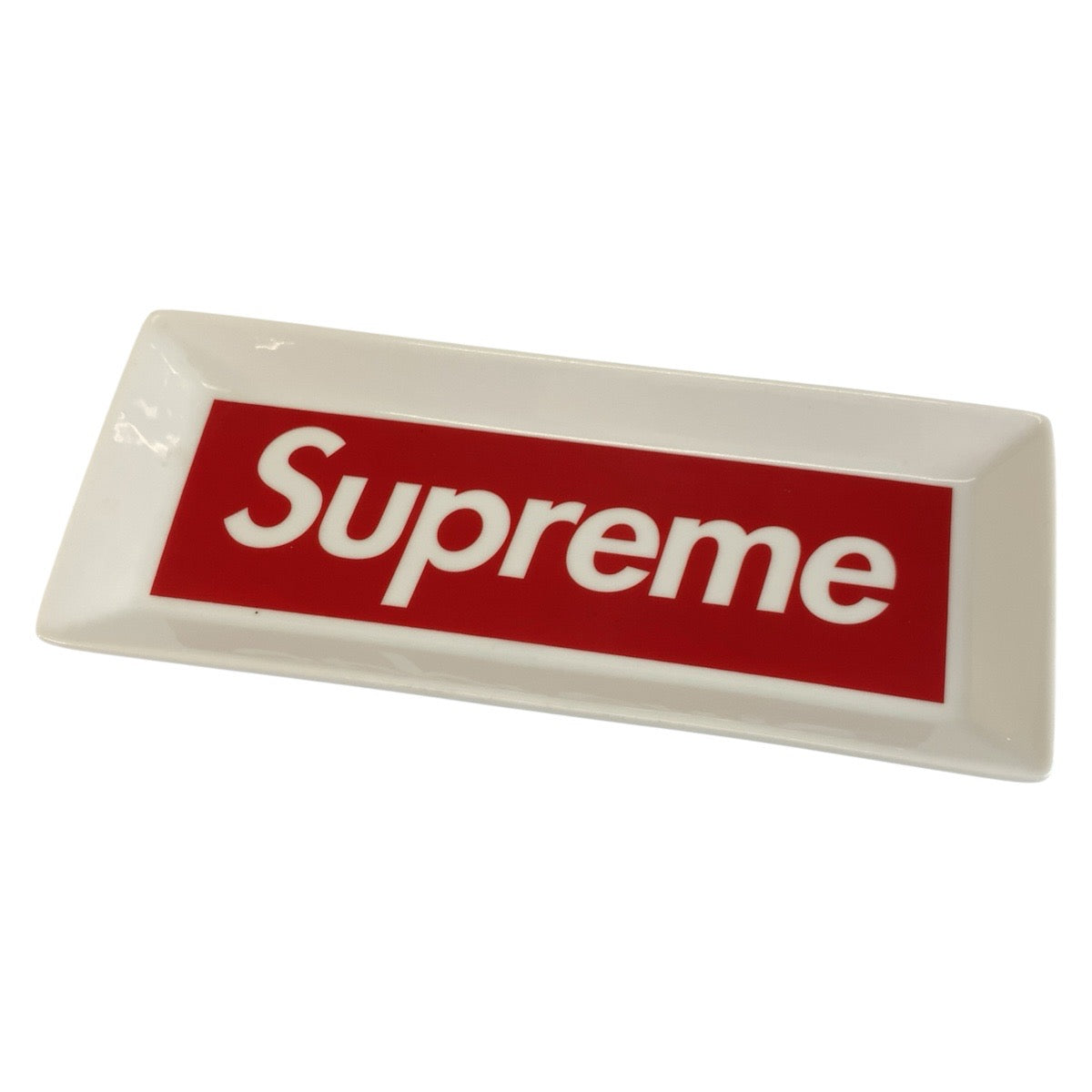 26426
Supreme シュプリーム ceramic tray ホワイト レッド セラミック トレイ 小物入れ お皿 メンズ SA