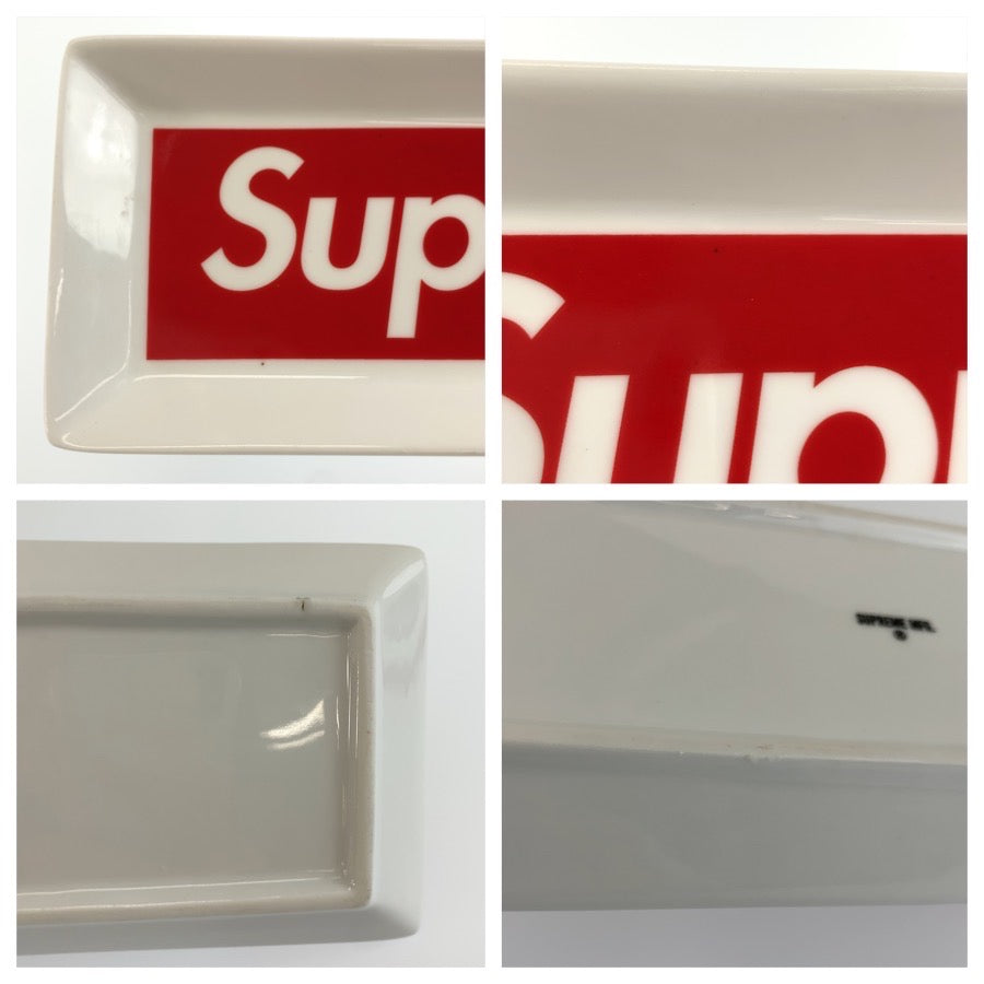 26426
Supreme シュプリーム ceramic tray ホワイト レッド セラミック トレイ 小物入れ お皿 メンズ SA