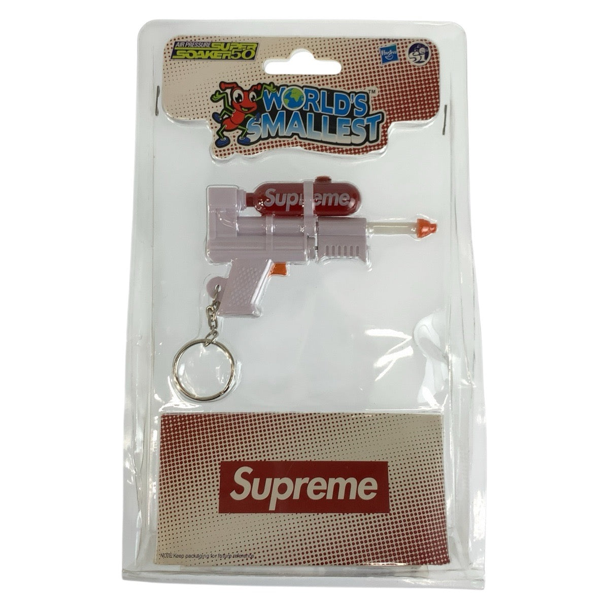 26432
Supreme シュプリーム SUPER SOAKER 50 WATER BLASTER KEYCHAIN ホワイト レッド プラスチック キーホルダー キーチェーン メンズ SA