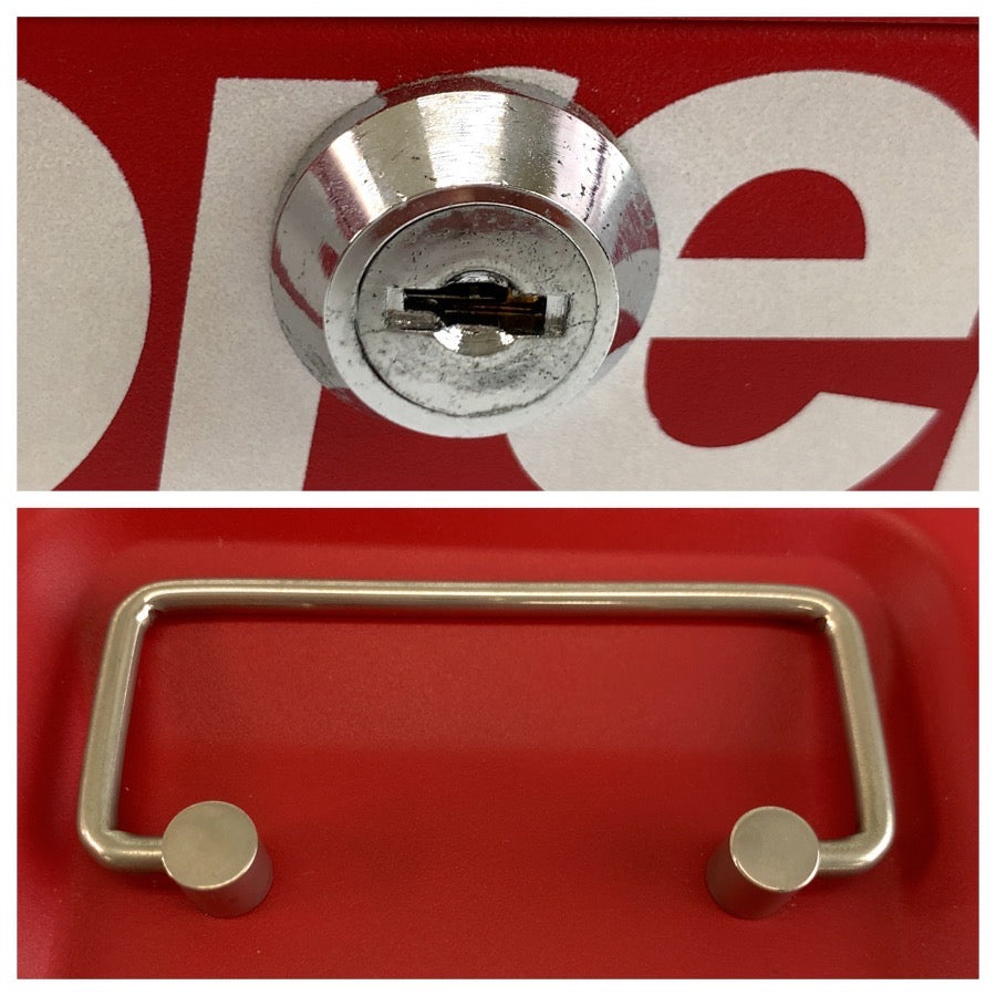 26435
Supreme シュプリーム Lock Box レッド ホワイト スチール 金庫 工具入れ 小物入れ メンズ ABP