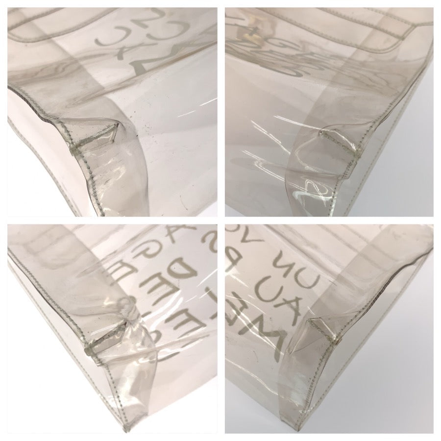 26339
HERMES エルメス ビニールケリー クリア ホワイト ゴールド金具 PVC / ビニール / メッキ ハンドバッグ レディース ABP38