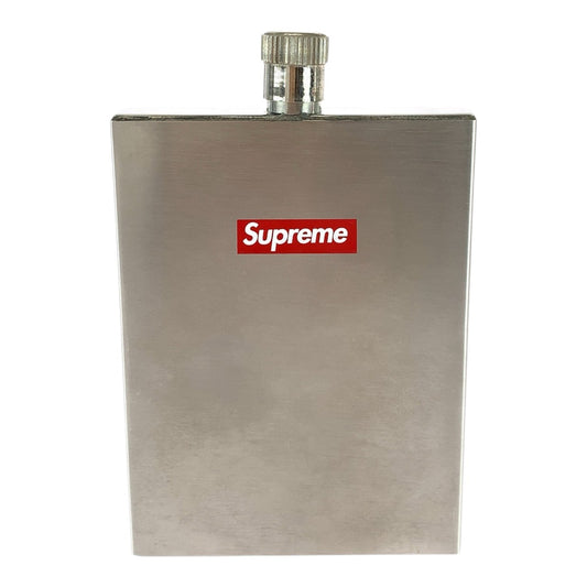 26443
Supreme シュプリーム シルバー レッド ホワイト ステンレススチール 水筒 フラスク スキットル レディース ABP