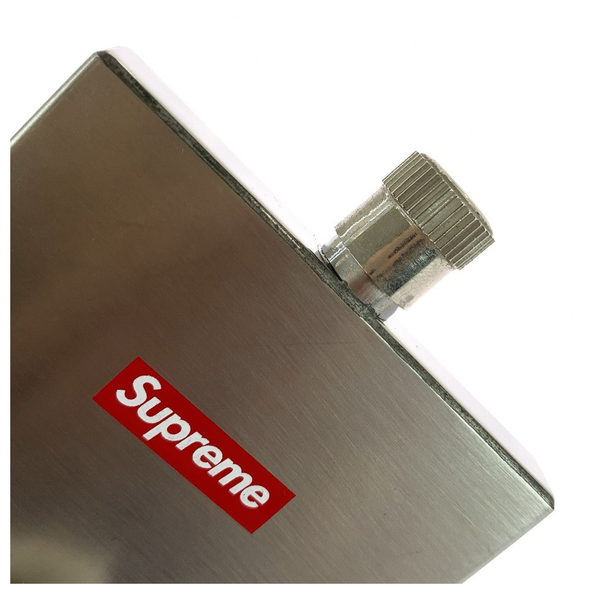 26443
Supreme シュプリーム シルバー レッド ホワイト ステンレススチール 水筒 フラスク スキットル レディース ABP