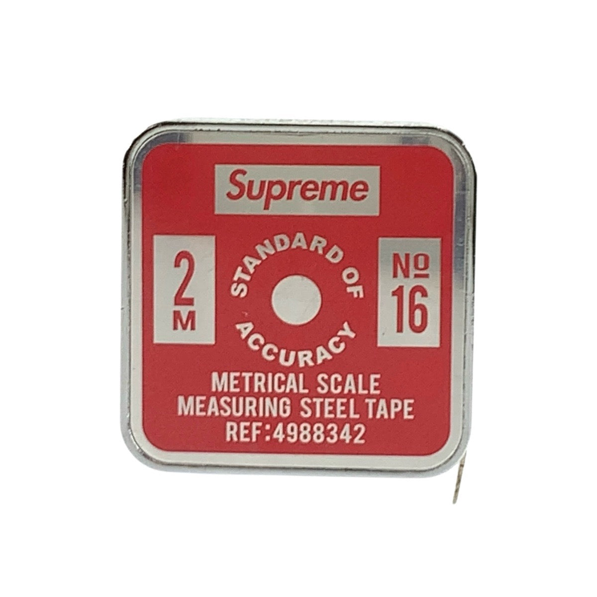 26444
Supreme シュプリーム Penco Tape Measure レッド シルバー スチール メジャー 巻尺 メンズ ABP