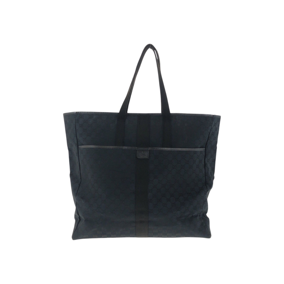 26448
GUCCI グッチ ブラック 黒 シルバー金具 GGキャンバス / レザー 90480 トートバッグ ショルダーバッグ ボストンバッグ メンズ AB48