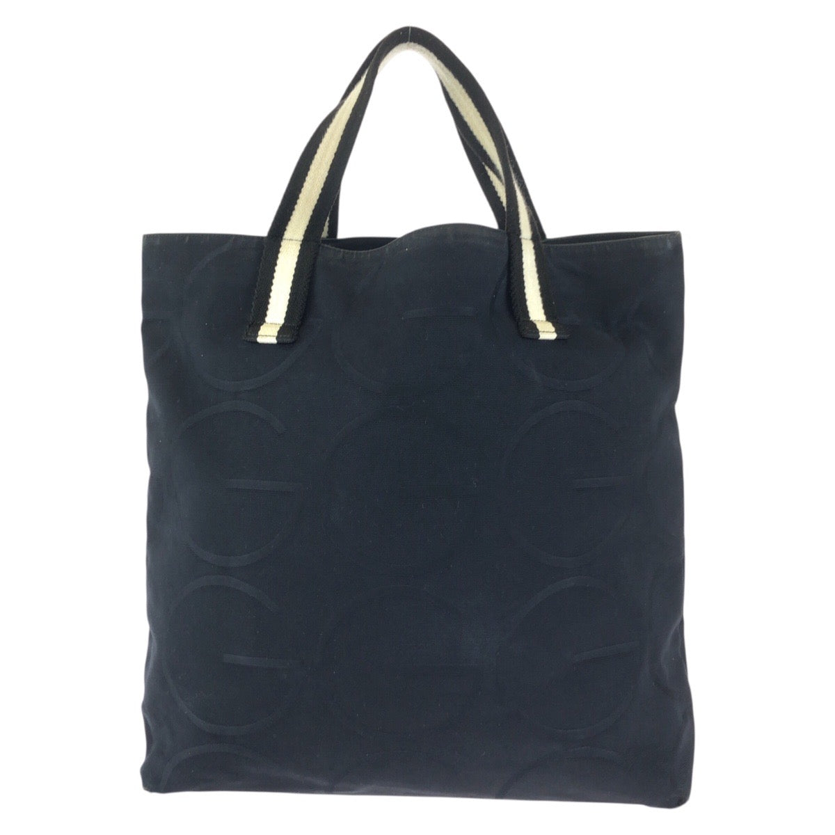 26455
GUCCI グッチ Gロゴ ブラック ホワイト キャンバス 123439 トートバッグ ハンドバッグ メンズ B28