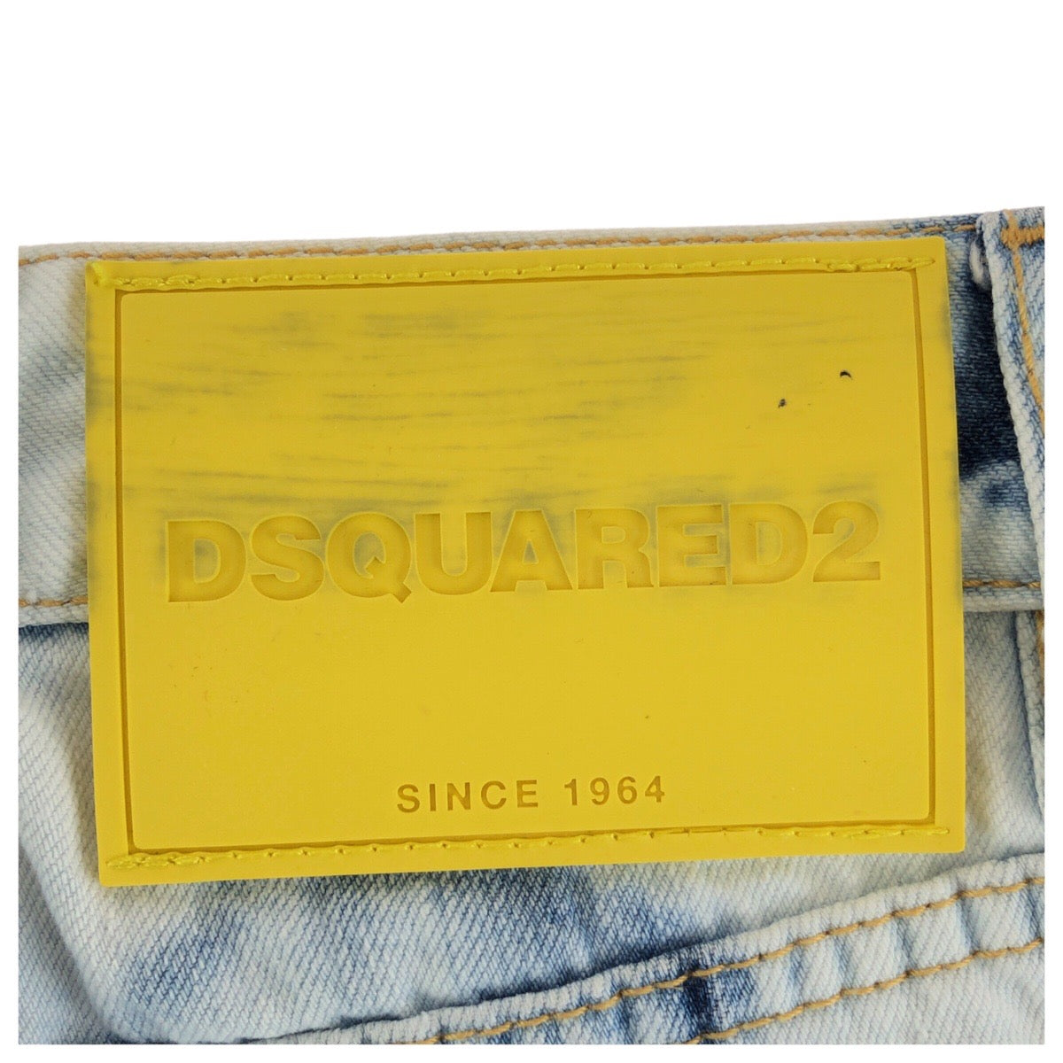 26456
DSQUARED2 ディースクエアード サイズ34 デニム ブルー イエロー コットン デニムパンツ ジーンズ レディース ABP7