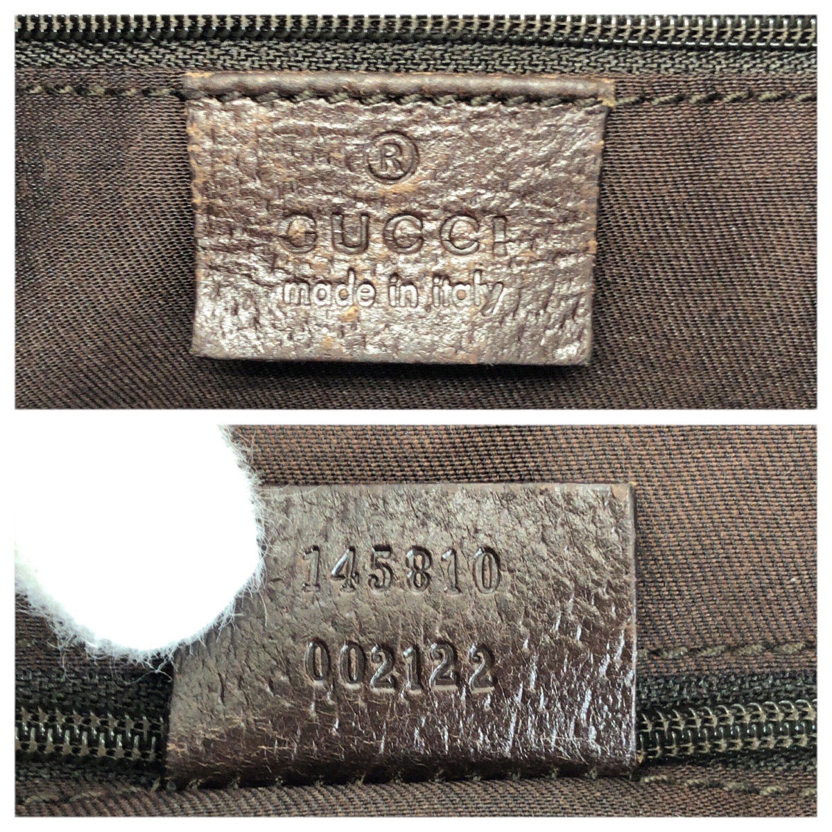 26458
GUCCI グッチ シェリーライン ベージュ ブラウン シルバー金具 GGキャンバス / レザー 145810 トートバッグ ショルダーバッグ レディース AB30