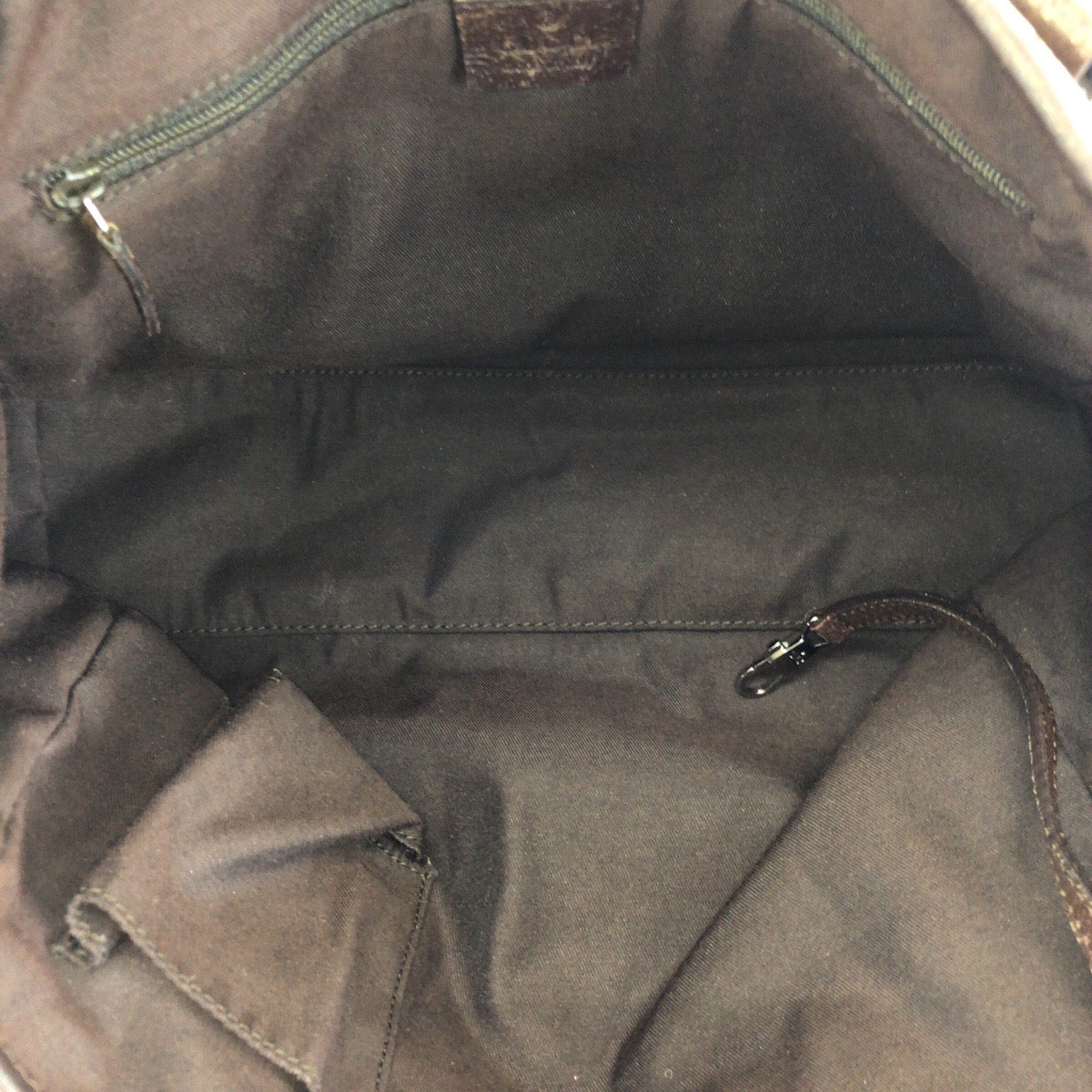 26458
GUCCI グッチ シェリーライン ベージュ ブラウン シルバー金具 GGキャンバス / レザー 145810 トートバッグ ショルダーバッグ レディース AB30