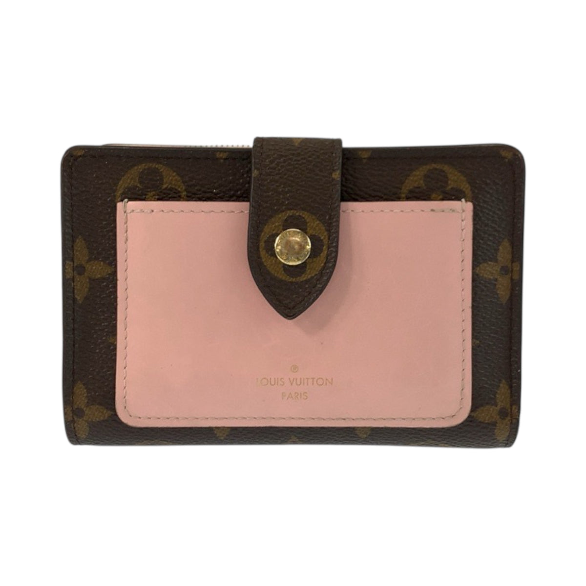 26460
LOUIS VUITTON ルイヴィトン モノグラム ポルトフォイユ ジュリエット ローズバレリーヌ ピンク ブラウン ゴールド金具 PVC M80973 折財布 コンパクトウォレット レディース ABP35