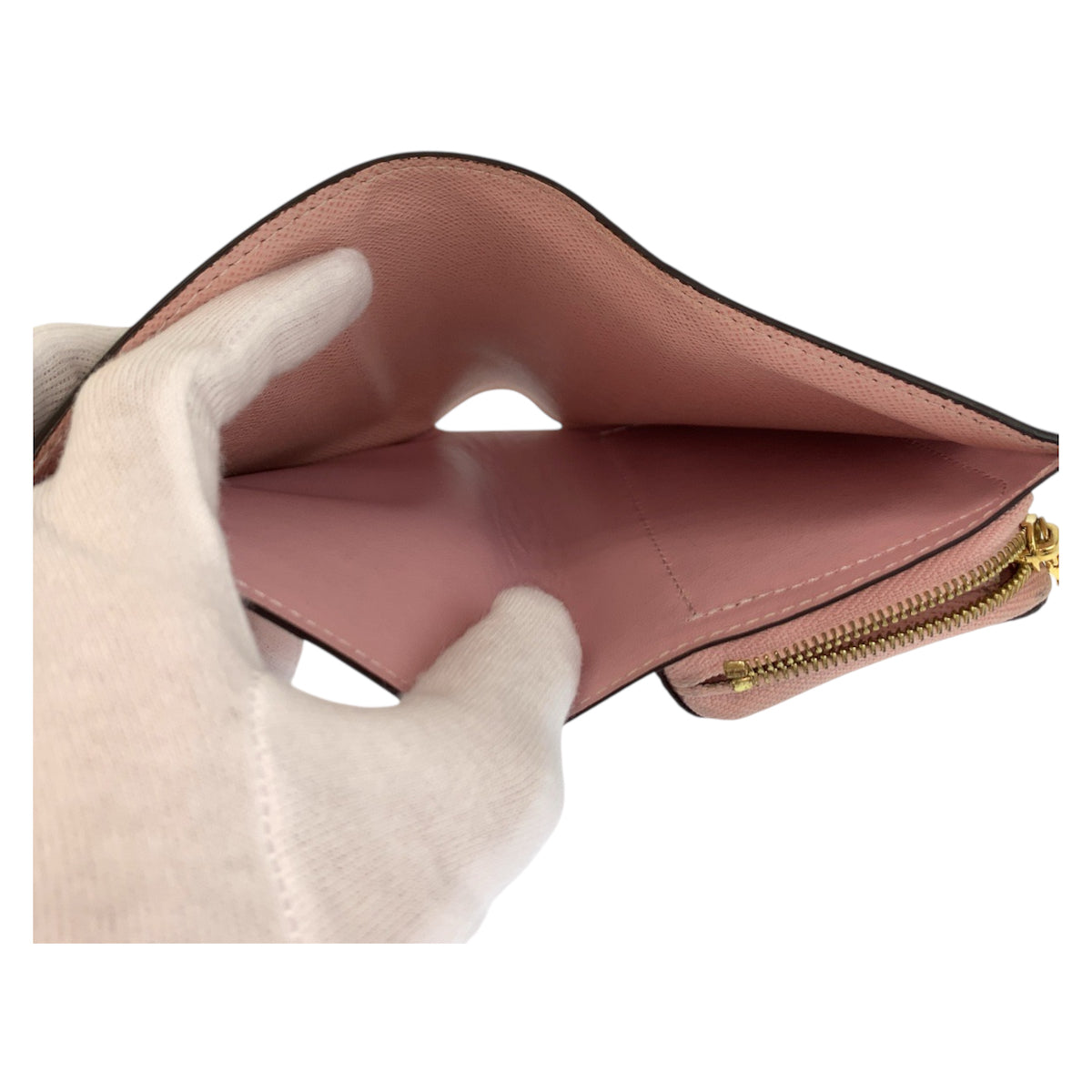 26460
LOUIS VUITTON ルイヴィトン モノグラム ポルトフォイユ ジュリエット ローズバレリーヌ ピンク ブラウン ゴールド金具 PVC M80973 折財布 コンパクトウォレット レディース ABP35