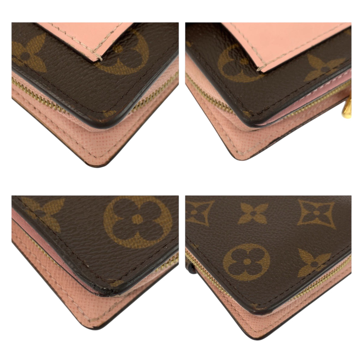 26460
LOUIS VUITTON ルイヴィトン モノグラム ポルトフォイユ ジュリエット ローズバレリーヌ ピンク ブラウン ゴールド金具 PVC M80973 折財布 コンパクトウォレット レディース ABP35