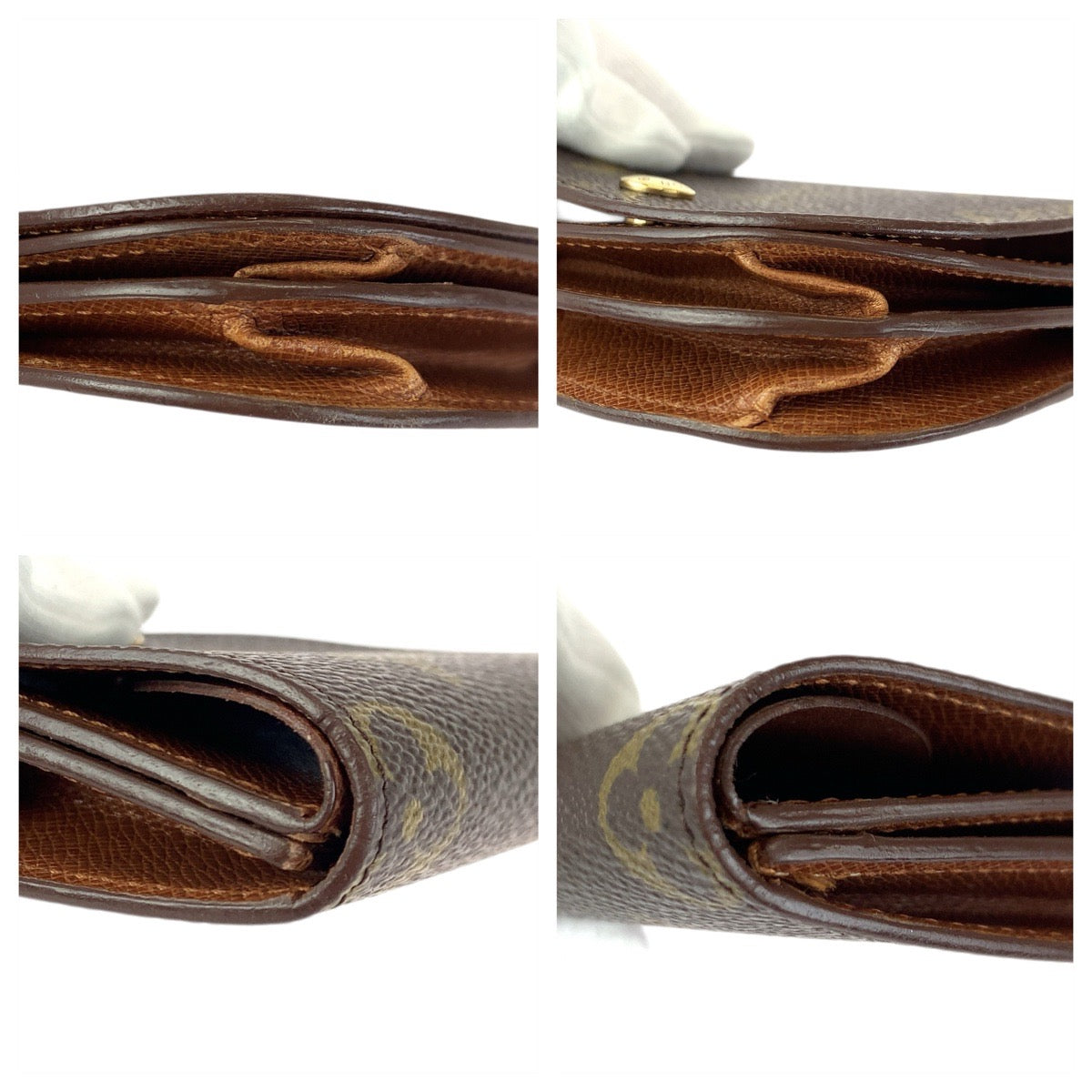 26461
LOUIS VUITTON ルイヴィトン モノグラム ポルトモネ グゼ ブラウン ゴールド金具 PVC M61970 コインケース 小銭入れ 男女兼用 レディース AB16