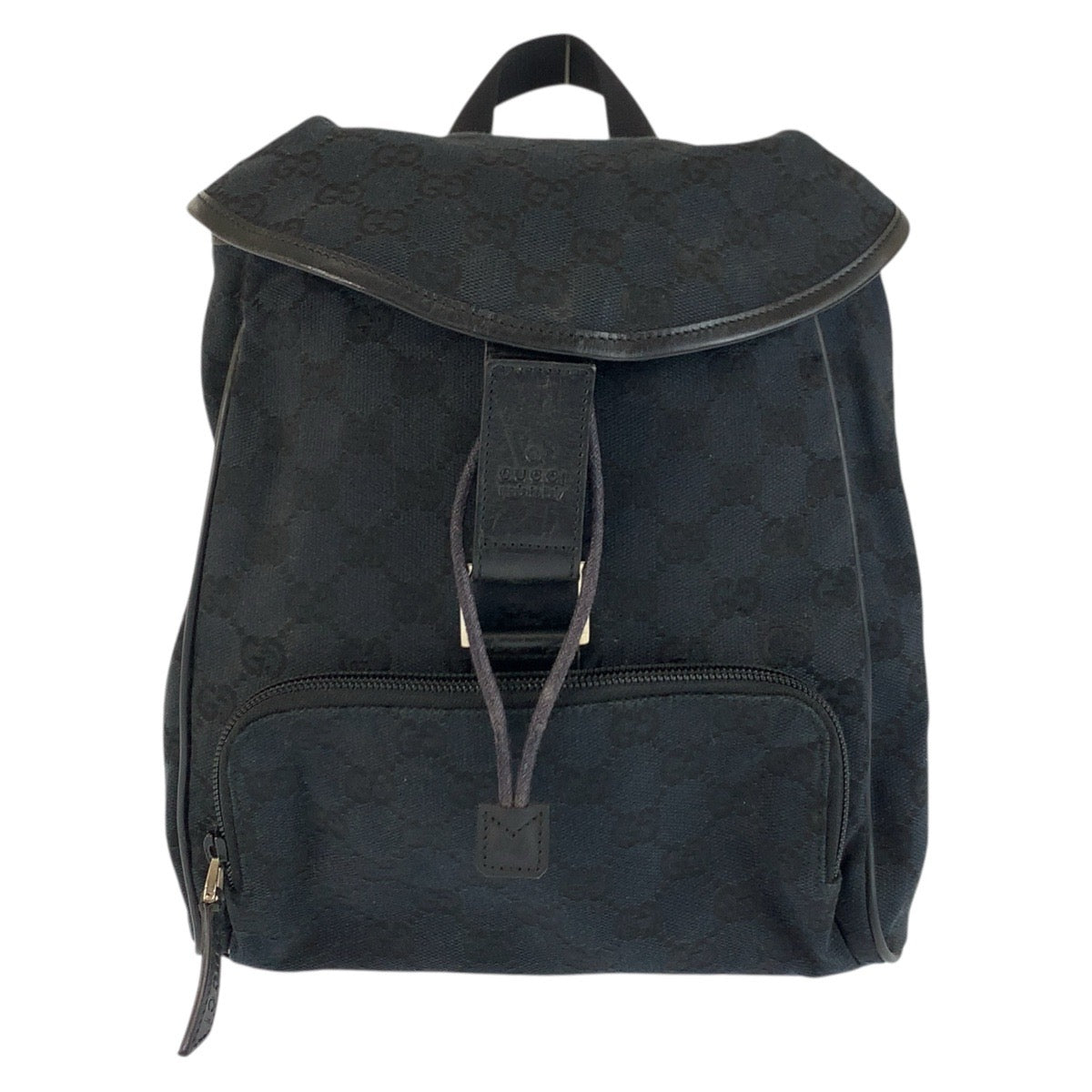 26469
GUCCI グッチ ブラック 黒 シルバー金具 GGキャンバス / レザー 019 0352 リュックサック バックパック レディース ABP36