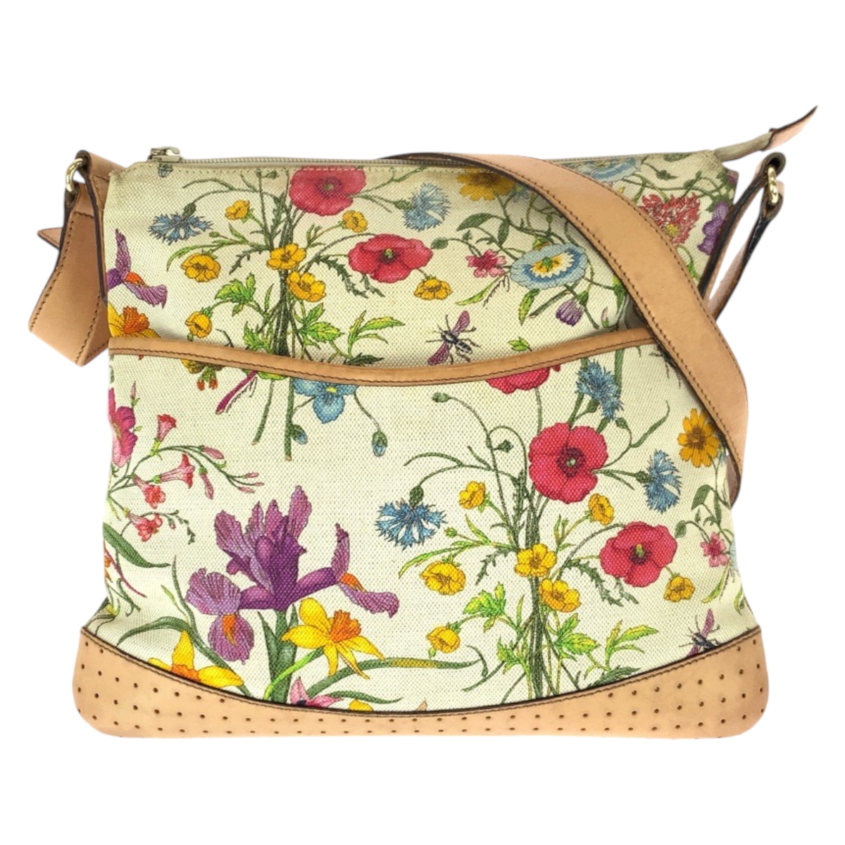 26474
GUCCI グッチ フローラ マルチカラー ゴールド金具 キャンバス / レザー 145857 ショルダーバッグ メッセンジャーバッグ レディース AB35