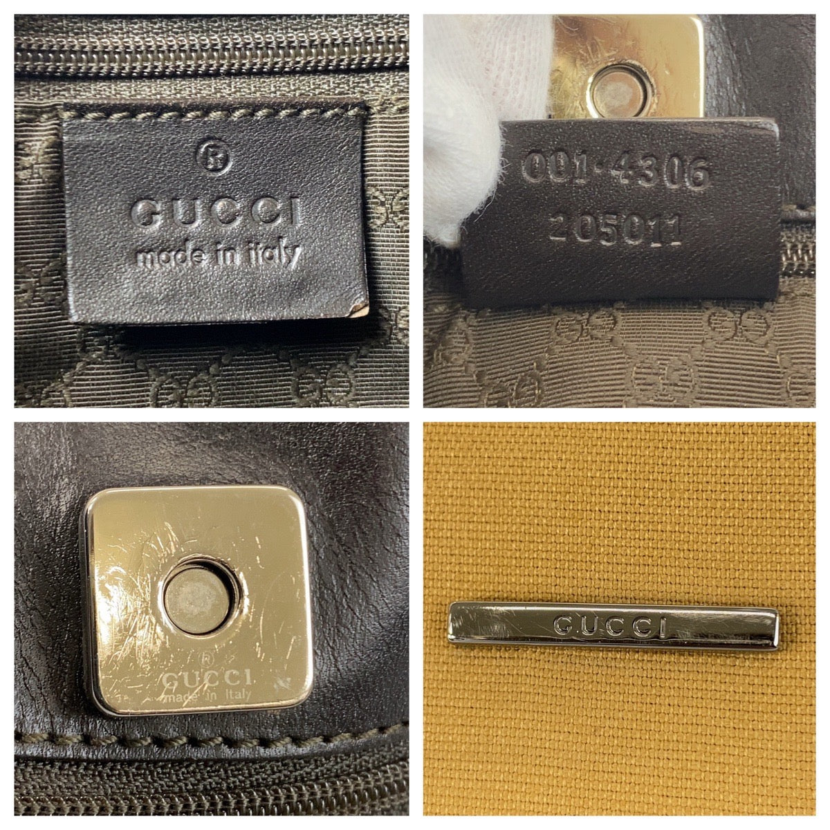 26484
GUCCI グッチ シェリーライン ベージュ キャンバス 001 4306 ホーボー ショルダーバッグ レディース AB28