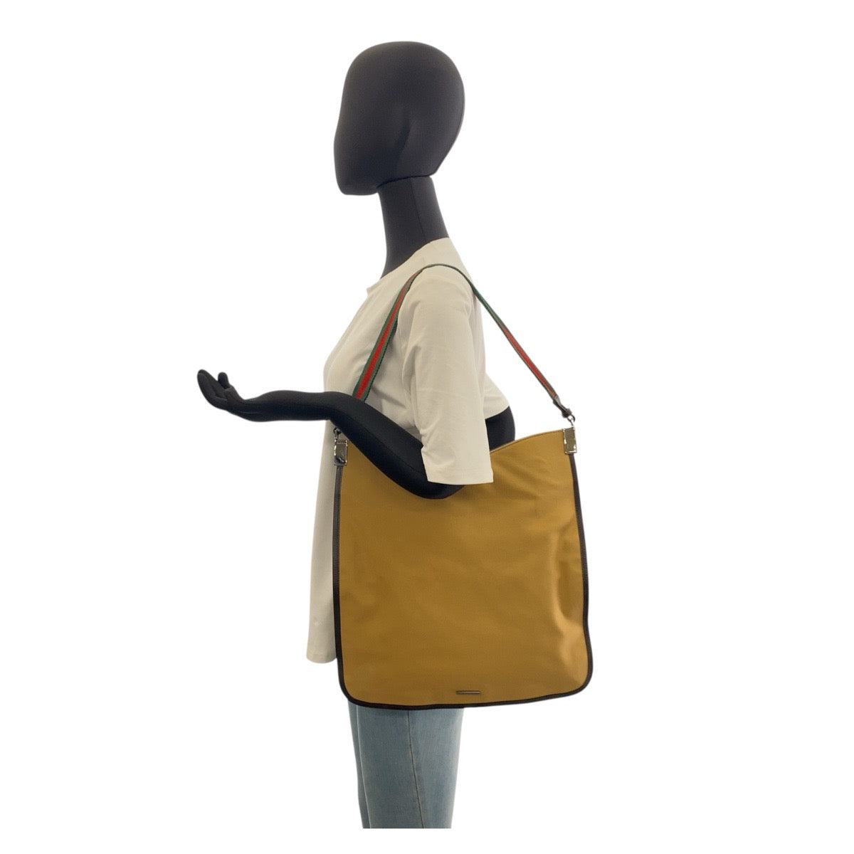26484
GUCCI グッチ シェリーライン ベージュ キャンバス 001 4306 ホーボー ショルダーバッグ レディース AB28