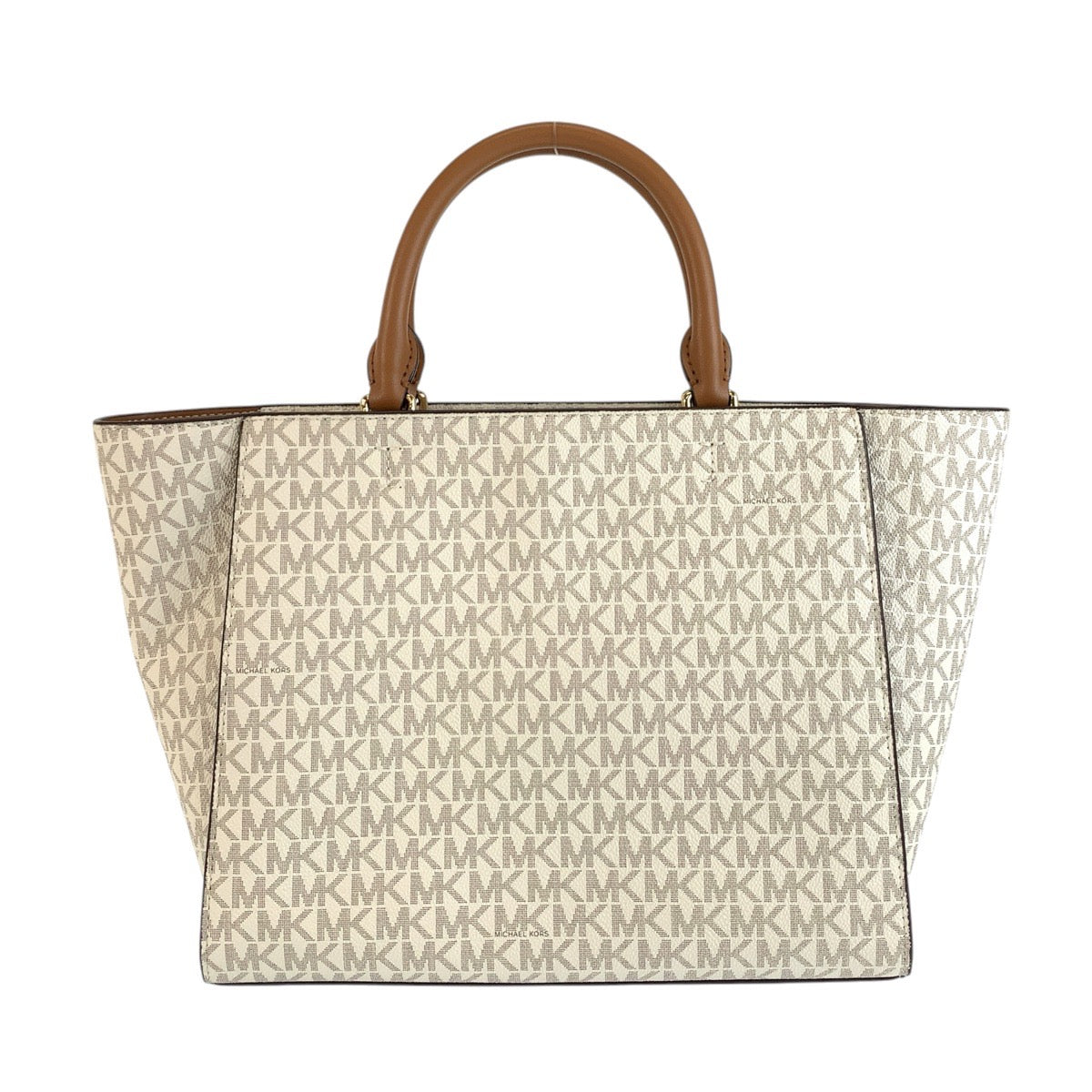26492
Michael Kors マイケルコース サッチェル ミディアム アイボリー グレー ゴールド金具 PVC 30H3G9KS6B ショルダーバッグ ハンドバッグ 2way レディース SA18