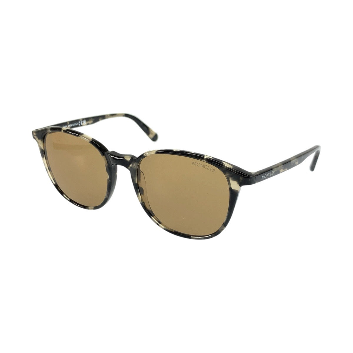 26498
MONCLER モンクレール サイズ52□18 ブラック クリア プラスチック ML0189 サングラス メガネフレーム 男女兼用 ウェリントン レディース SA