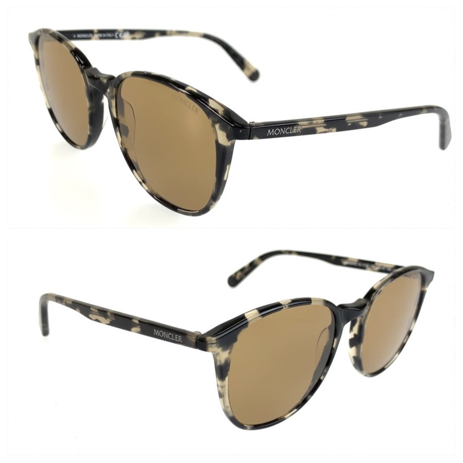 26498
MONCLER モンクレール サイズ52□18 ブラック クリア プラスチック ML0189 サングラス メガネフレーム 男女兼用 ウェリントン レディース SA