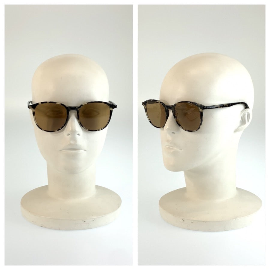 26498
MONCLER モンクレール サイズ52□18 ブラック クリア プラスチック ML0189 サングラス メガネフレーム 男女兼用 ウェリントン レディース SA