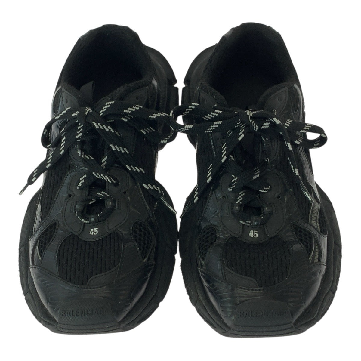 BALENCIAGA バレンシアガ 3XL サイズ45 JP30cm ブラック 黒 ポリウレタン / ポリエステル 734734 スニーカー メンズ AB