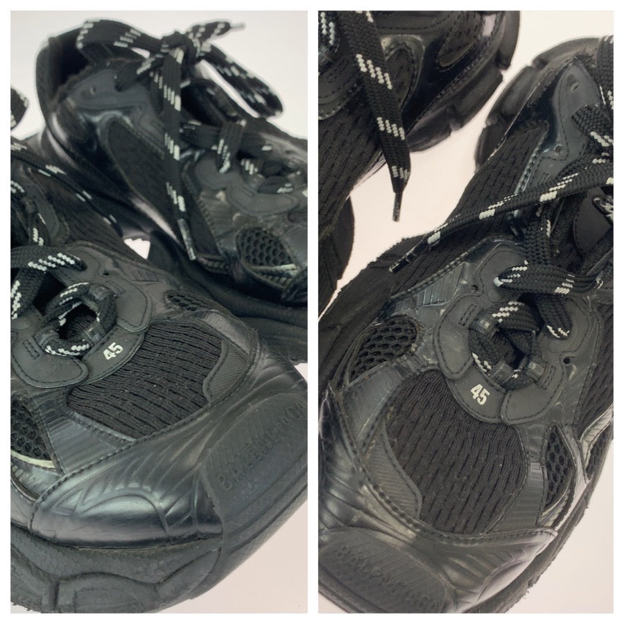 BALENCIAGA バレンシアガ 3XL サイズ45 JP30cm ブラック 黒 ポリウレタン / ポリエステル 734734 スニーカー メンズ AB
