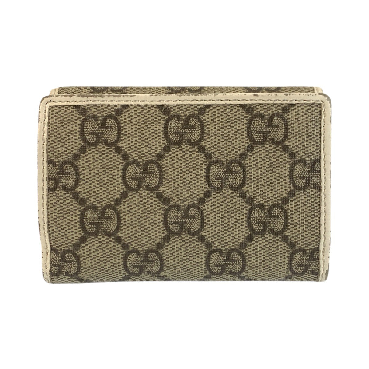 26503
GUCCI グッチ ホースビット ベージュ アイボリー ゴールド金具 GGスプリームキャンバス 644462 折り財布 コンパクトウォレット レディース AB35