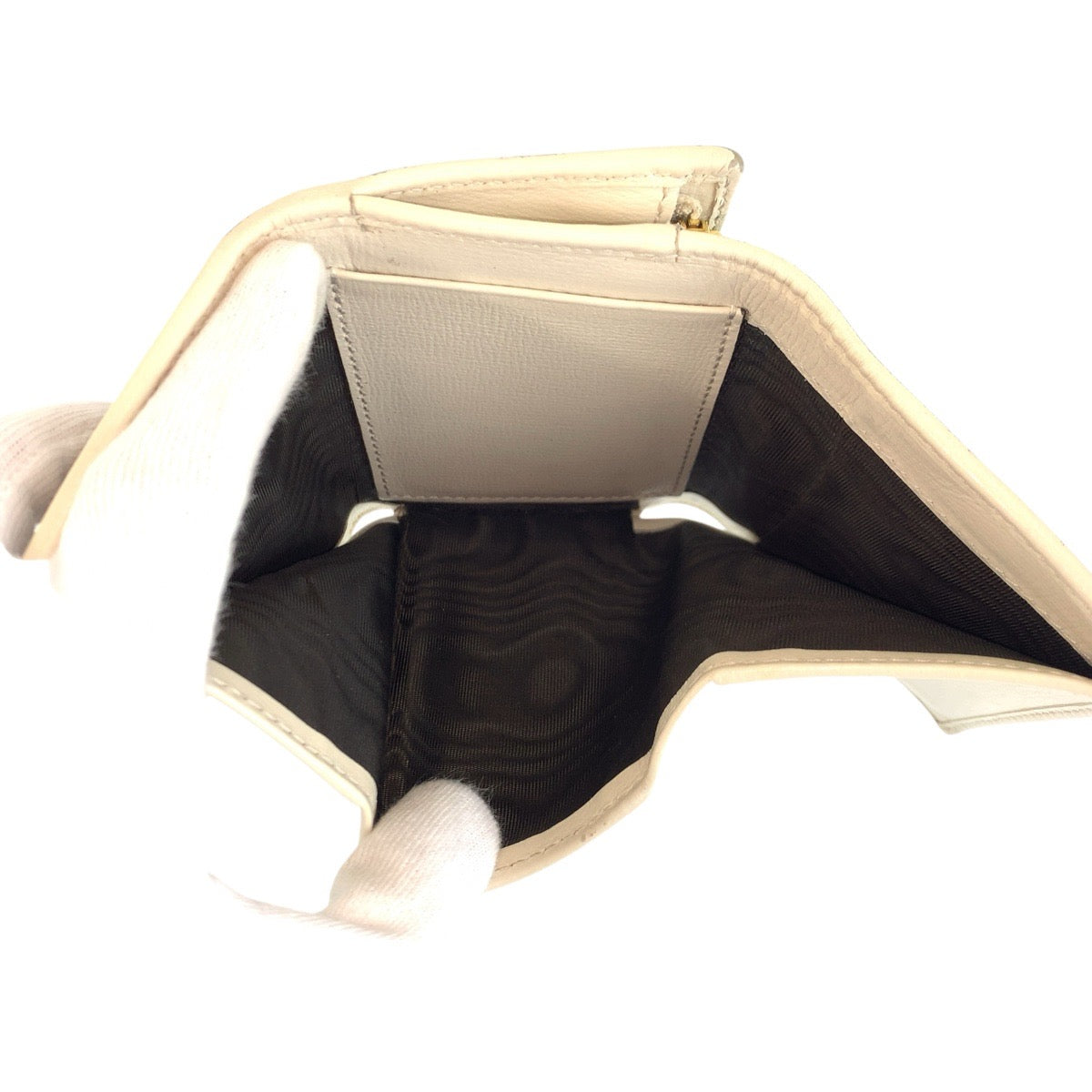 26503
GUCCI グッチ ホースビット ベージュ アイボリー ゴールド金具 GGスプリームキャンバス 644462 折り財布 コンパクトウォレット レディース AB35