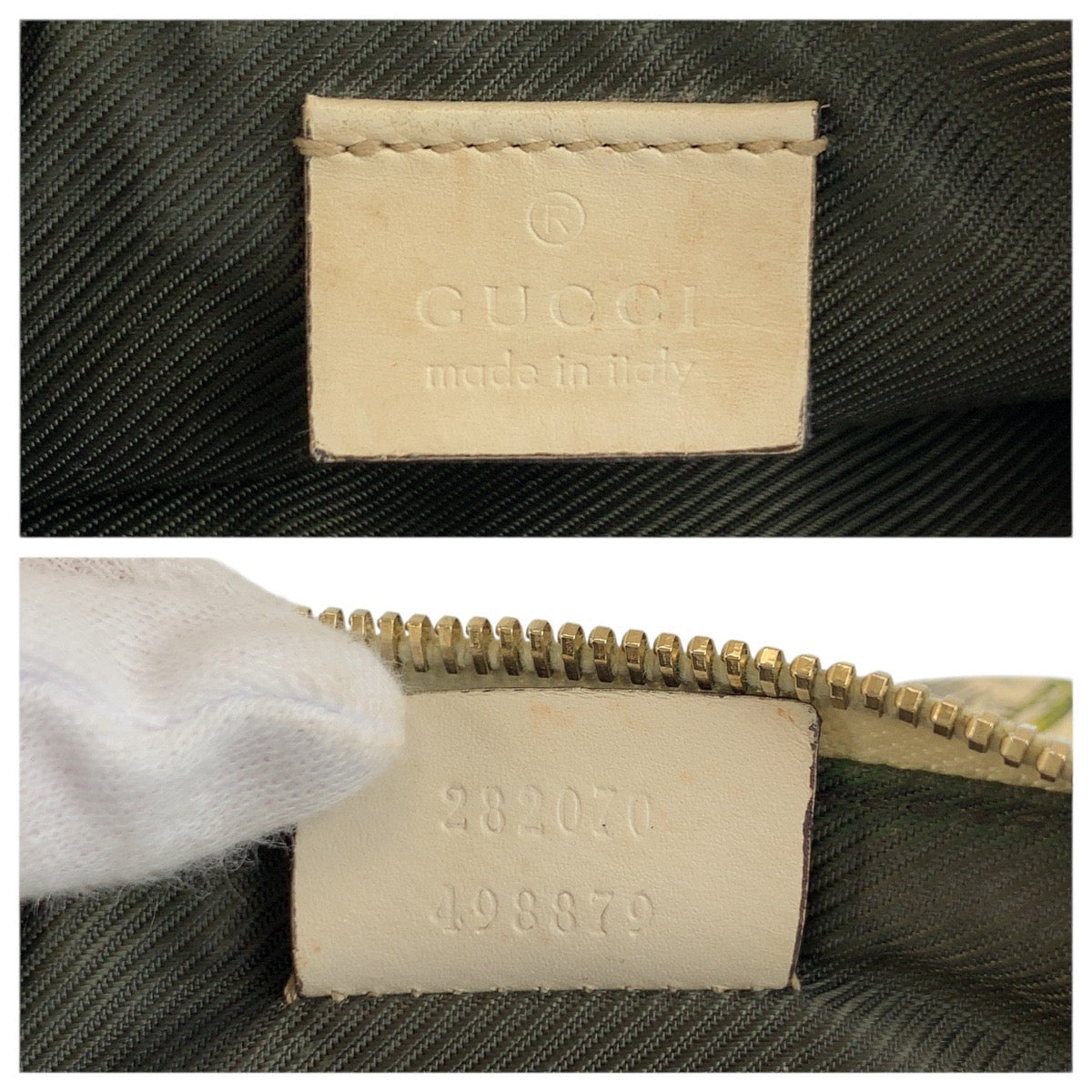 26505
GUCCI グッチ フローラ アイボリー ゴールド金具 キャンバス 282070 小物入れ メイクポーチ 化粧ポーチ レディース ABP28