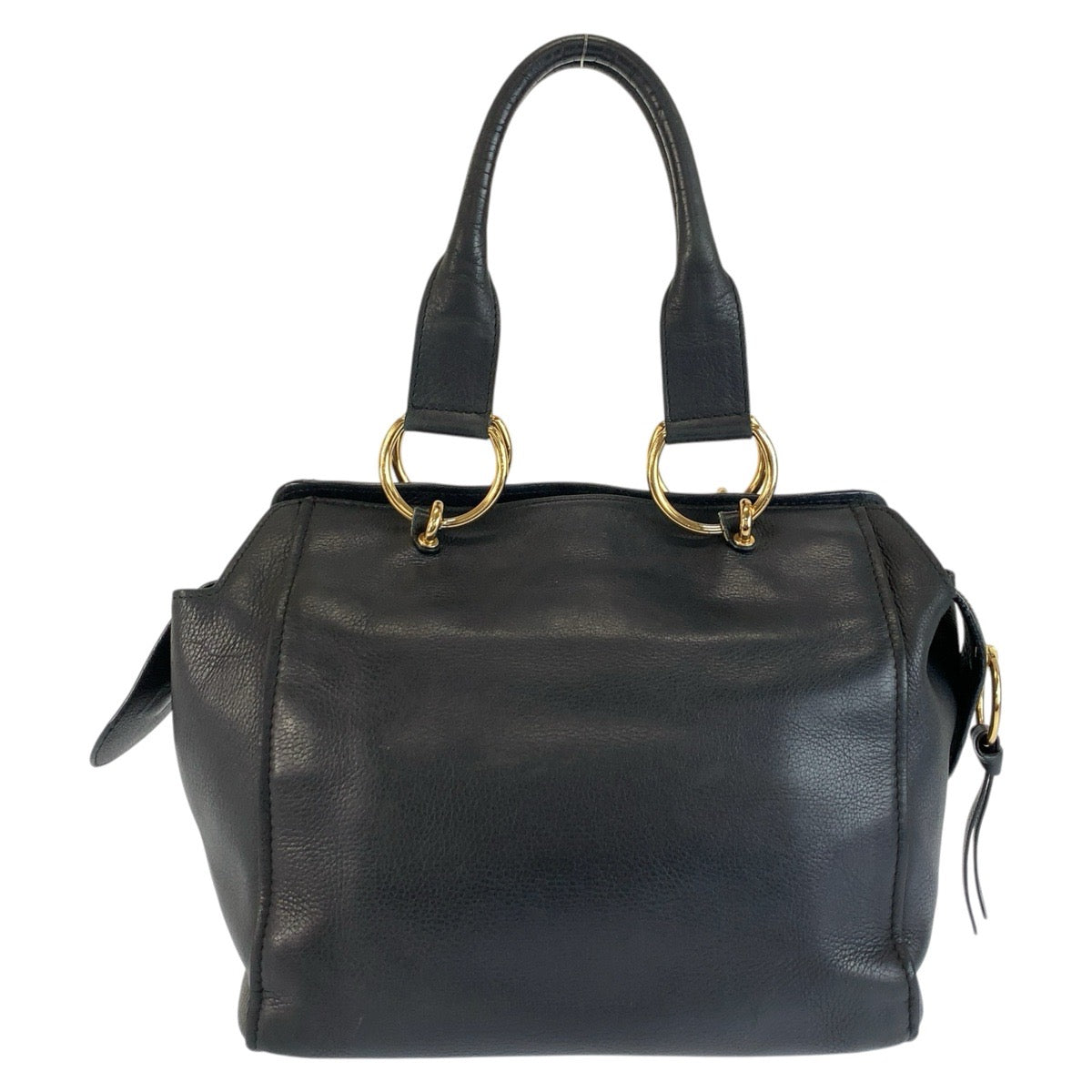 26519
SEE BY CHLOE シーバイクロエ ペイジ ブラック 黒 ゴールド金具 レザー 03-16-84-65 ハンドバッグ レディース AB15